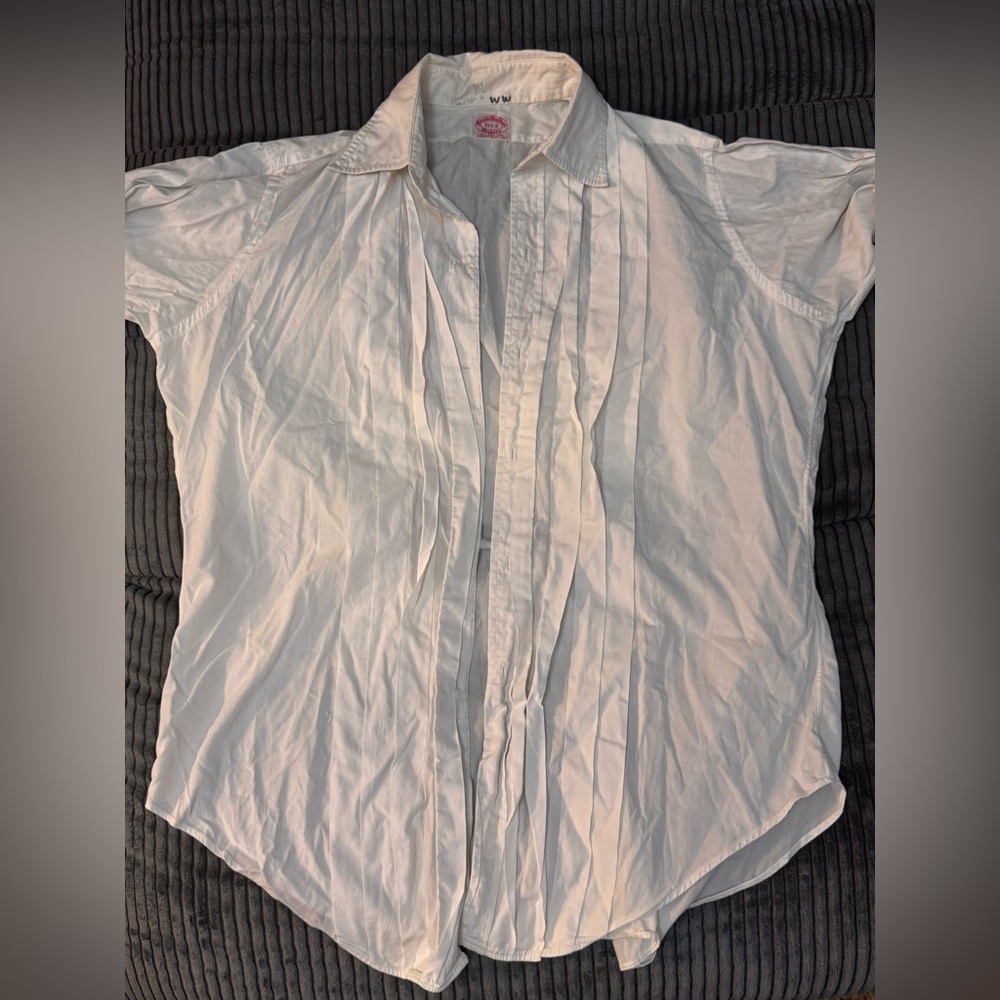 Brooks Brothers 90s Vintage Tuxedo Shirt